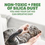 Walnut litter is non-toxic & free of silica dust.