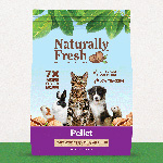 A bag of Naturally Fresh Pellet Cat Litter.
