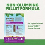 A graphic explaining the Naturally Fresh Pellet Cat Litter formula.