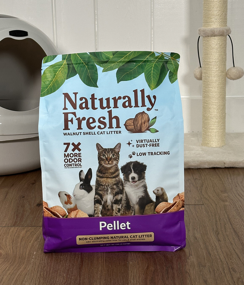 Naturally fresh pellet formula bag