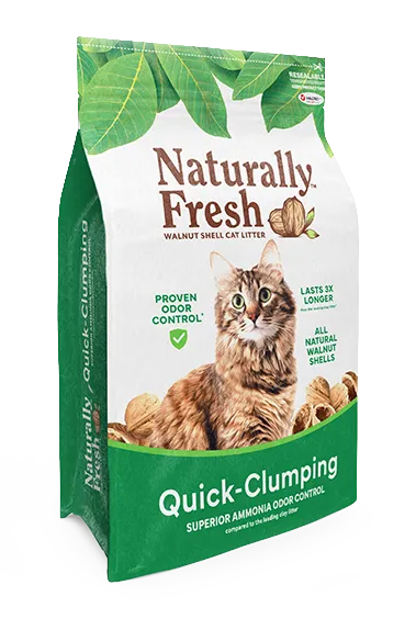 Quick clumping litter